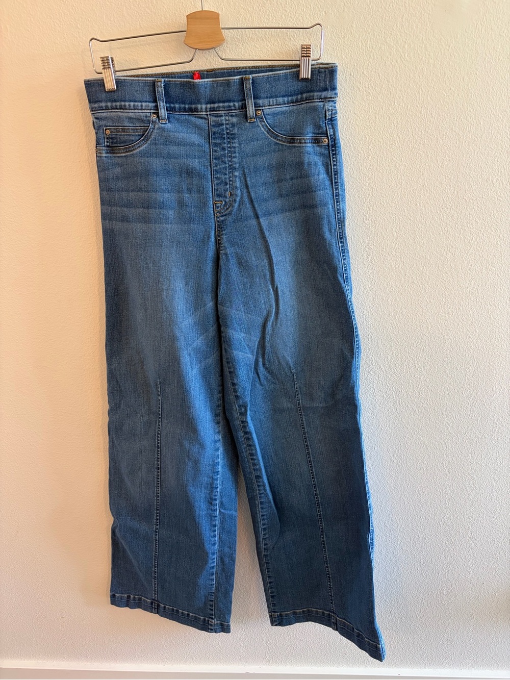 Wide Leg Blue Jeans
